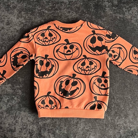 NWT H&M Orange Pumpkin Sweater - Picture 4 of 6